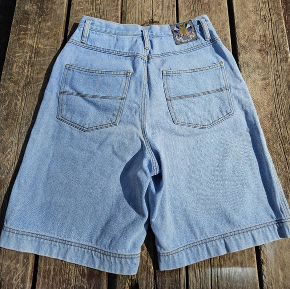 VTG 90s The Limited Shorts Women's 8 Bermuda Light Blue Cotton Jorts - Picture 3 of 7